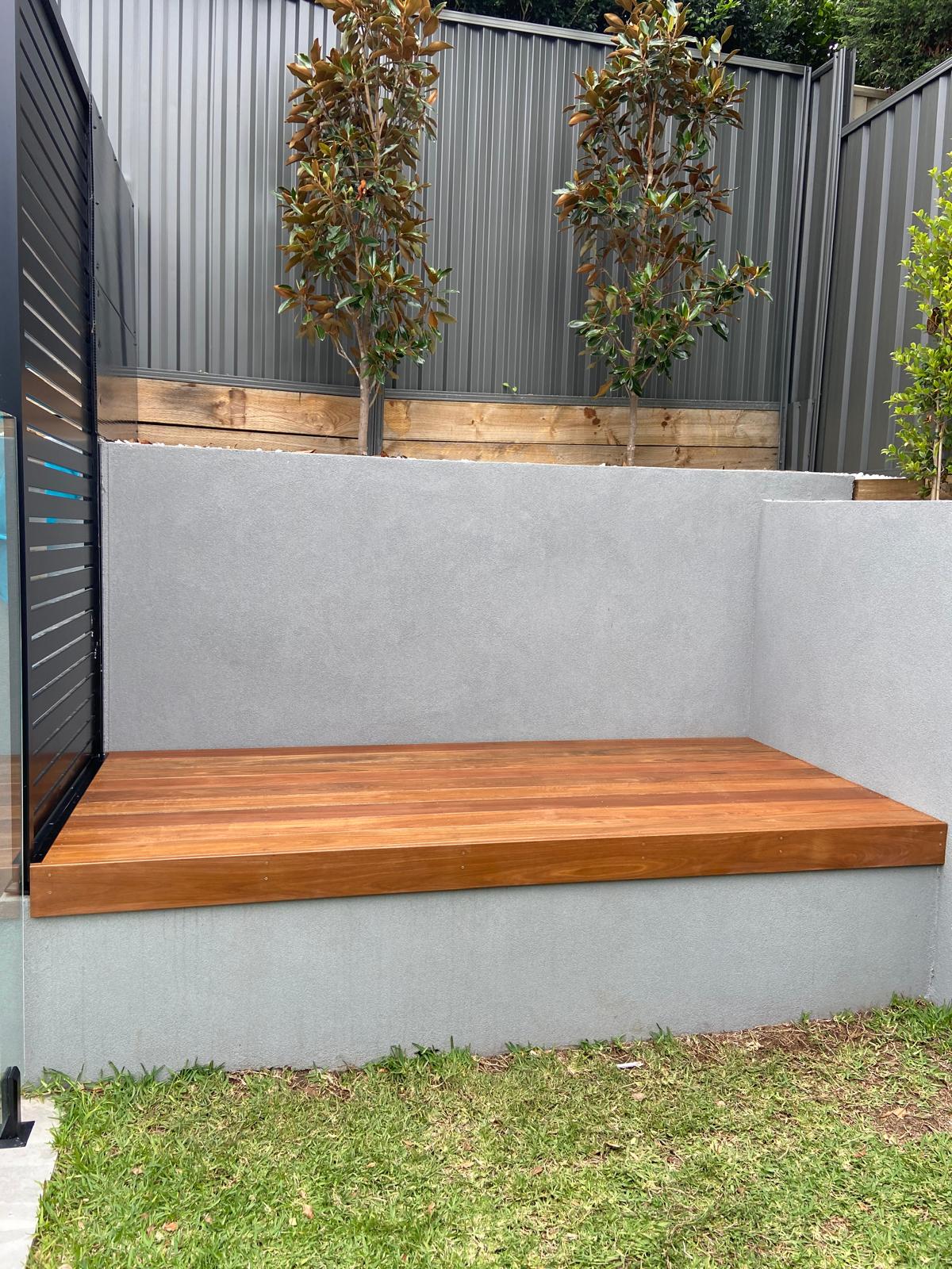 After garden renovation